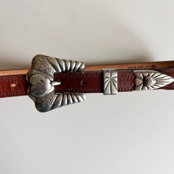 Vintage Justin Belt with Buckle 27-30 - Picture 3 of 7